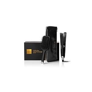 ghd - Coffret lisseur cheveux ghd Platinum+ - Fer à lisser professionnel (Noir) - Brosse et pochette incluses - Cheveux lisses, brillants sans dommage - Lisseur boucleur, cheveux colorés ou abîmés
