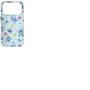 Disney Lilo & Stitch Cute Blue Easter Pastel Stitch Pattern Coque pour iPhone 17 Pro