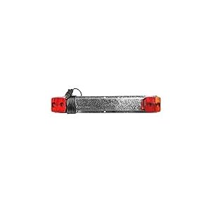 OROK - Kit de signalisation - Plaque de signalisation pour Porte vélo Acier galvanisé 750mm - Longueur Alimentation : 3,15m - Contient : 2 lanternes (4 Fonctions) - A Fixer