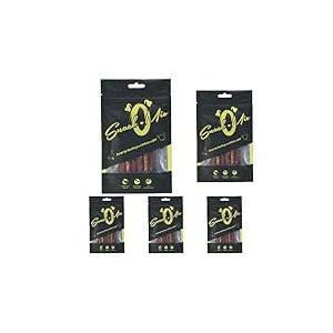 SNACKOMIO - Friandise Premium pour Chiens - Barre à mâcher croustillante au magret de Canard, sans céréales, 5 Paquet (1 x 70g)