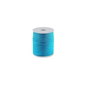 cyclingcolors 1x Cordon Cordelette Tressée 4 mm 25 m polypropylène Bracelet Pendentif Bijoux Collier Laisse Lacet Ceinture décoration Couture, Turquoise