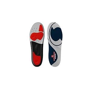 Sorbothane - Semelles intérieures PRO - Adulte (42-43 FR) (Rouge/Gris)