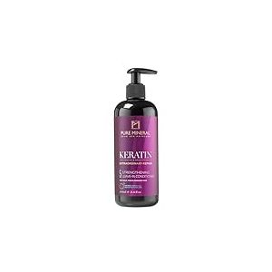 Pure Mineral - Conditionneur Sans Rin&ccedil;age &agrave; la K&eacute;ratine pour Cheveux &Eacute;clatants - Hydratant, D&eacute;m&ecirc;lant, Protecteur - Sans sulfates, parab&egrave;nes, petrolates - 350ml