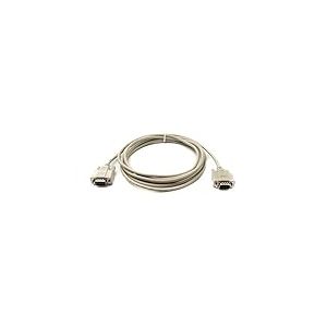 System-S D Sub Câble 3 m 9 broches mâle vers mâle RS232 DB9 Adaptateur Gris