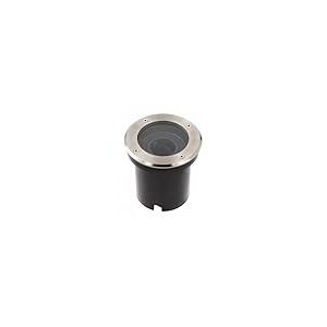 GTV lighting BETA-0 Lampadaire avec réglage de l'angle - Lampe de chemin - Prise GU10 intégrée, résistance à l'humidité IP 67, tête mobile, AC220-240 V, 50/60 Hz, inox