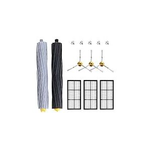 MZY LLC Lot de 13 pi&egrave;ces de rechange pour aspirateur iRobot Roomba s&eacute;rie 800 900 805 860 870 871 880 890 960 980 985 avec 1 extracteur de d&eacute;bris, 3 filtres, 3 brosses lat&eacute;rales et vis