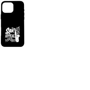 Sax Appeal Saxophone Saxophoniste Notes de Musique Coque pour iPhone 16 Pro Max