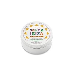 Sol De Ibiza - Protection Solaire Naturelle SPF30 - Visage & Corps - 100% naturel - Resistant à l'eau - Sans plastique - Respecte les fonds marins - Sans produits chimiques - Baby and Kids