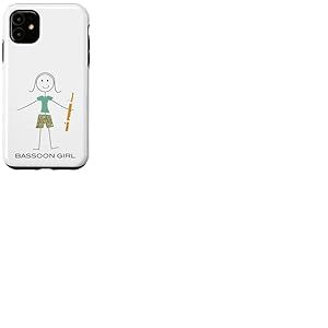 Funny Women Basson Girl Bassoonist Basson Player Coque pour iPhone 11