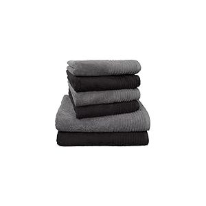 Dyckhoff 0410996150 Serviette de Toilette Noir Coton