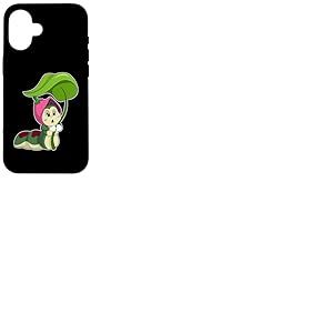 Caterpillar avec Feuille comme Parasol Coque pour iPhone 16