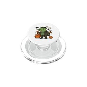 Motif de monstre amusant de Capybara Frankenstein pour Halloween PopSockets PopGrip pour MagSafe