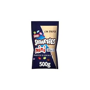 NESTLÉ PROFESSIONAL - SMARTIES Mini Topping - Mini Bonbon Chocolat au Lait - Cacao Certifié Rainforest Alliance - Aide à la Pâtisserie, Dessert - Sachet de 500g