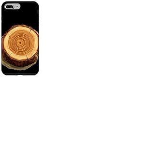 Costume de disque en bois cool Coque pour iPhone 7 Plus/8 Plus