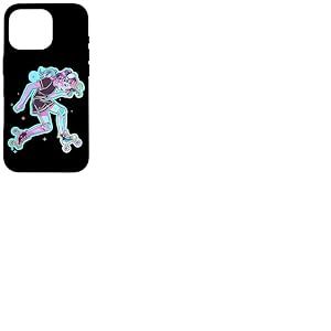 Roller Skating Girl Comic Style pour filles Coque pour iPhone 16 Pro