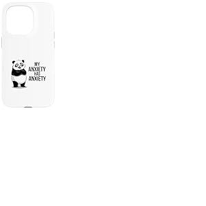 Panda My Anxiety s'amuse avec l'anxiété Coque pour iPhone 15 Pro