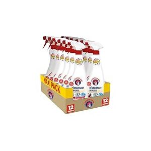 Chanteclair - Spray Dégraissant Universel Marseille, Idéaux sur Tout, Efficaces Partout, Fonctionne Tête en Bas - 12x 600 ml