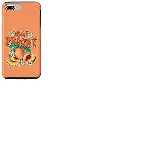 Just Peachy Cute Summer Fruit Rétro Esthétique Peach Beach Coque pour iPhone 7 Plus/8 Plus