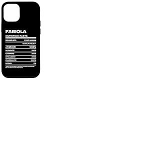 Fabiola Valeur Nutritive Nom Drôle Coque pour iPhone 12/12 Pro