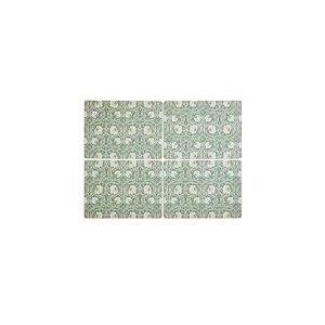 Pimpernel Spode Morris & Co Privat X0010649172 Lot de 4 Grands Sets de Table Vert 40,1 x 29,8 cm
