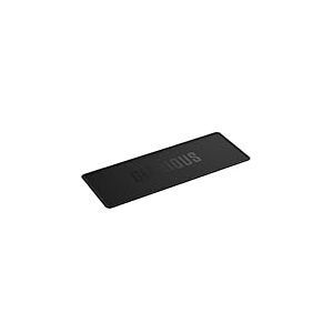 Glorious Gaming - Tapis de Clavier Insonorisant - Bords Cousus, Absorbe Les Sons et Vibrations du Clavier, Lavable en Machine, Base Antid&eacute;rapante, pour Claviers Compacts 65% - Noir
