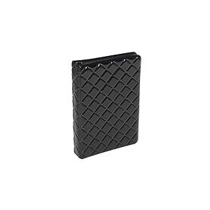 Zink 64-Pocket Album Scrapbook w/Sleek Quilted Cover for 3x4 Photo, Black