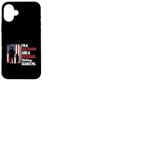 Drapeau américain patriotique pour papa, grand-père, vétéran Coque pour iPhone 16 Plus