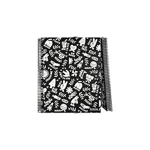 Grafopl&aacute;s | Classeur scolaire &agrave; pochettes transparentes | A4 | Couverture souple | Spirale PVC | 30 doublures en polypropyl&egrave;ne | Collection Elements by Elena Corredoira | Maxipl&aacute;s