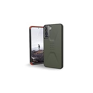 Urban Armor Gear Civilian &Eacute;tui de Protection Samsung Galaxy S21+ 5G (6,7") Coque - (Housse Compatible Chargement sans Fil, &Eacute;tui r&eacute;sistant aux Chutes, Pare-Chocs Ultra Fin) - Olive