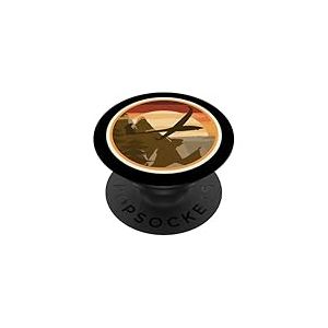 Pilote d'avion RC modèle planeur PopSockets PopGrip Adhésif