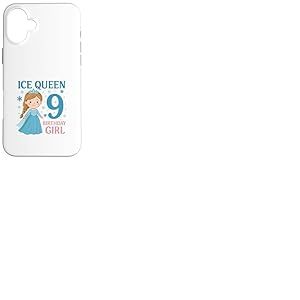 C&eacute;l&eacute;bration du neuvi&egrave;me Anniversaire de la Reine des neiges Coque pour iPhone 16 Plus