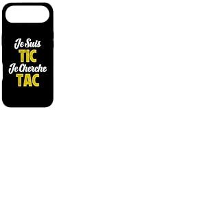 Je suis TIC Je Cherche TAC - D&eacute;guisement Drole Duo Coque pour iPhone Air