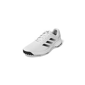 adidas Homme Traxion Response Golf Shoes, FTWR White/Core Black/Silver met., 46 2/3 EU