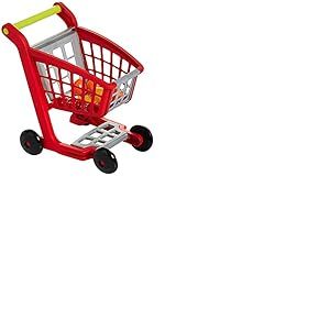Jouets Ecoiffier - 1225 - Chariot de supermarché pour enfants et ses accessoires 100 % Chef - 12 pièces - Dès 18 mois - Fabriqué en France