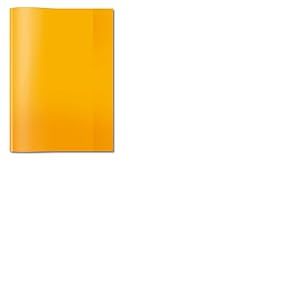 HERMA Lot de 10 protège-cahiers transparents A4 en plastique facile à nettoyer et robuste, à enfiler pour l'école, orange, 19851