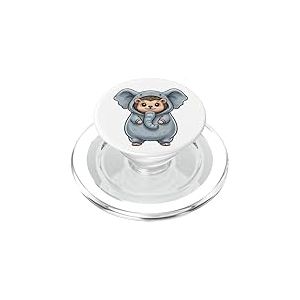Costume de h&eacute;risson Mignon habill&eacute; en &eacute;l&eacute;phant PopSockets PopGrip pour MagSafe