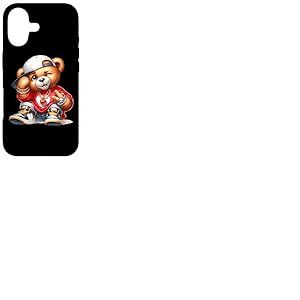 Cool Bear Heart Swag Style Hip Hop Coque pour iPhone 17