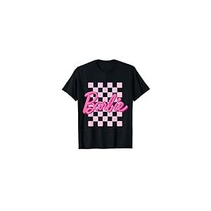 Barbie - Fond damier logo Barbie T-Shirt