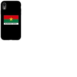 Drapeau du Burkina Faso - Armoiries du Burkina Faso Coque pour iPhone XR