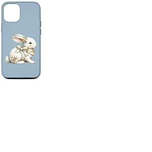 Illustration de Lapin Cottage Floral Coque pour iPhone 12/12 Pro