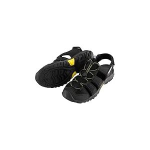 Cressi Luca Sandals Black/Yellow 39 - Sandale de Trekking Unisex Confortable Id&eacute;al pour Les Aventures en Plein Air, Particuli&egrave;rement Adapt&eacute; &agrave; la Randonn&eacute;e en Milieu Aquatique, Noir/Jaune, 39
