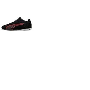 PUMA Mixte Catch Suede Basket, Black Red, 40.5 EU