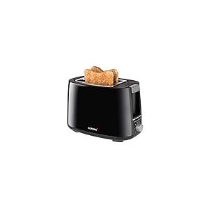 Korona 21130 Grille-pain à 2 tranches | avec accessoire pour sandwiches et position de décongélation et de réchauffage | 750 Watt | noir