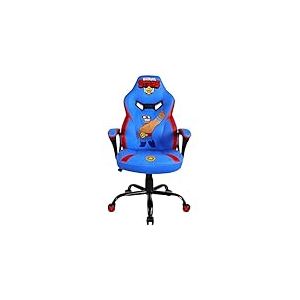 Subsonic - Chaise Gaming Brawl Stars El Primo pour Enfant et Ado - Fauteuil de Bureau Ergonomique avec Mousse Haute Densité, Mécanisme à Bascule et Accoudoirs Confortables - Hauteur Réglable - Bleu