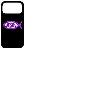 Chr&eacute;tien J&eacute;sus Christ Poisson Symbole Ichthys Coque pour iPhone 17 Pro Max