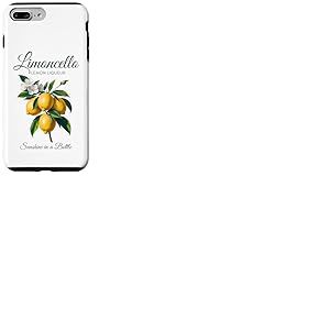 Limoncello Liqueur de citron Sunshine dans une bouteille Fun Fruit Moms Coque pour iPhone 7 Plus/8 Plus