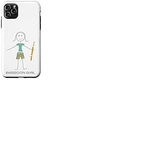 Funny Women Basson Girl Bassoonist Basson Player Coque pour iPhone 11 Pro Max