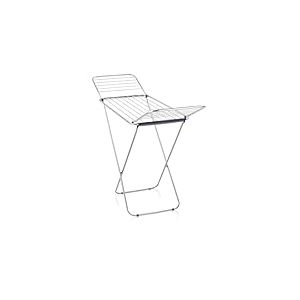 Leifheit Séchoir sur pied Classic Siena 180 Easy Aluminium, étendoir à linge pour intérieur & extérieur, sèche linge ultra-léger, longueur d'étendage 18 m