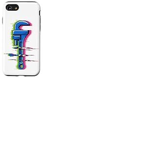 Glitch Art Plombier Clé Tuyauterie Tuyau Drain Coque pour iPhone SE (2020) / 7 / 8