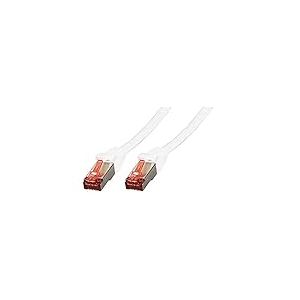 EFB K5518C.1 Câble patch RJ45 SFTP Cat.6 en PVC CCA Blanc 1 m